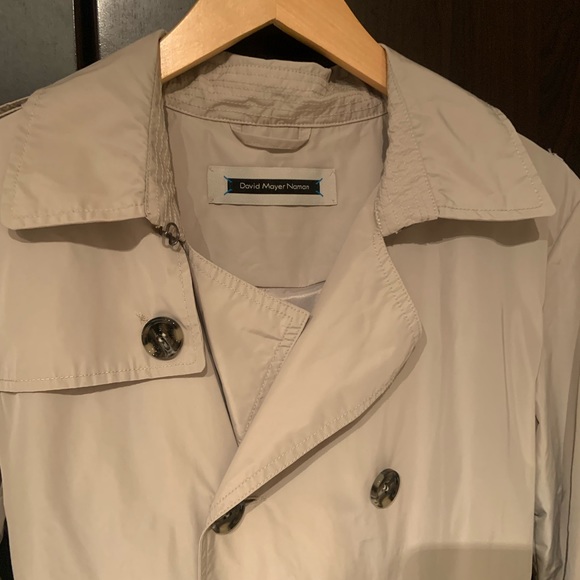 David Naman Men’s lightweight trench coat - Picture 4 of 5